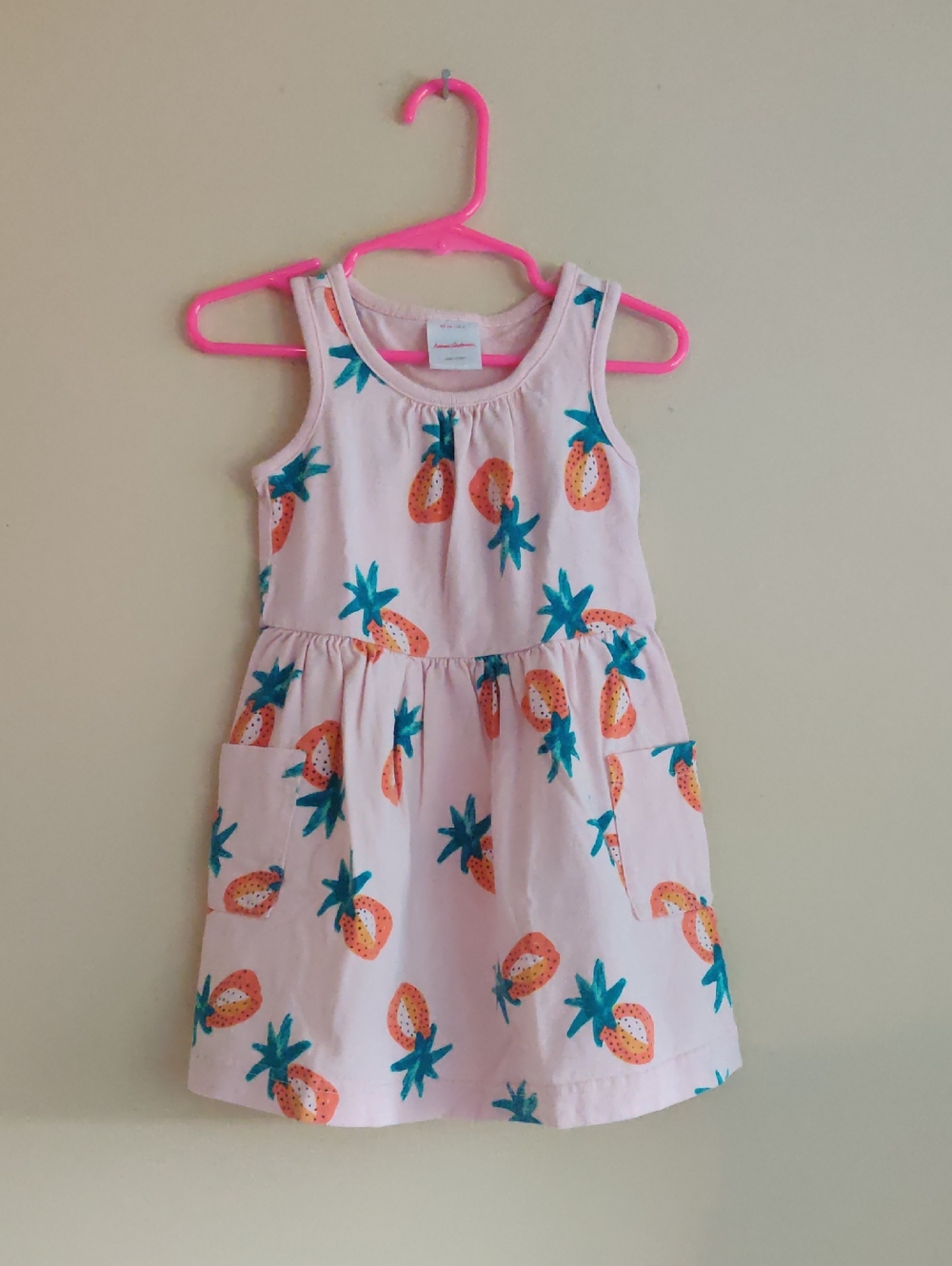 Hanna Andersson Strawberry Print Tank Dress